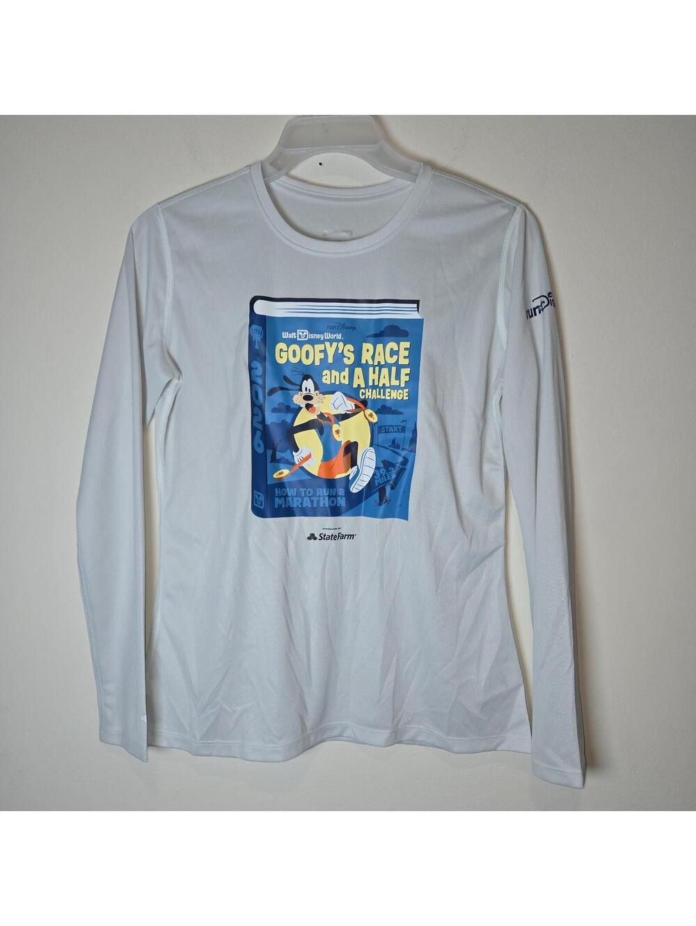 Disney World Run Disney Marathon 2026 Goofy Brooks Adult Women Shirt sz M